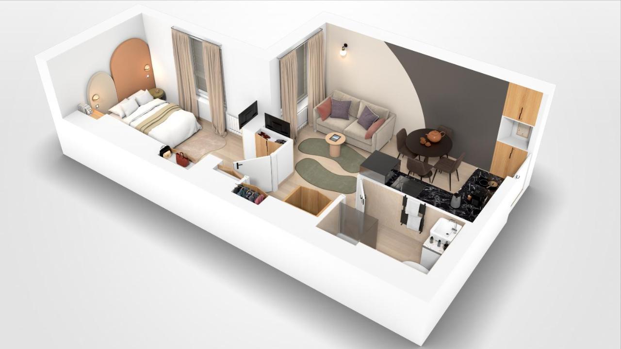 Yuna Saint-Honore - Serviced Apartments باريس المظهر الخارجي الصورة